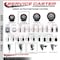 Service Caster 3.5'' SS Maroon Poly Swivel 1-3/4'' Expanding Stem Caster with Brake SCC-SSEX20S3514-PPUB-MRN-TLB-134 - alternate 4